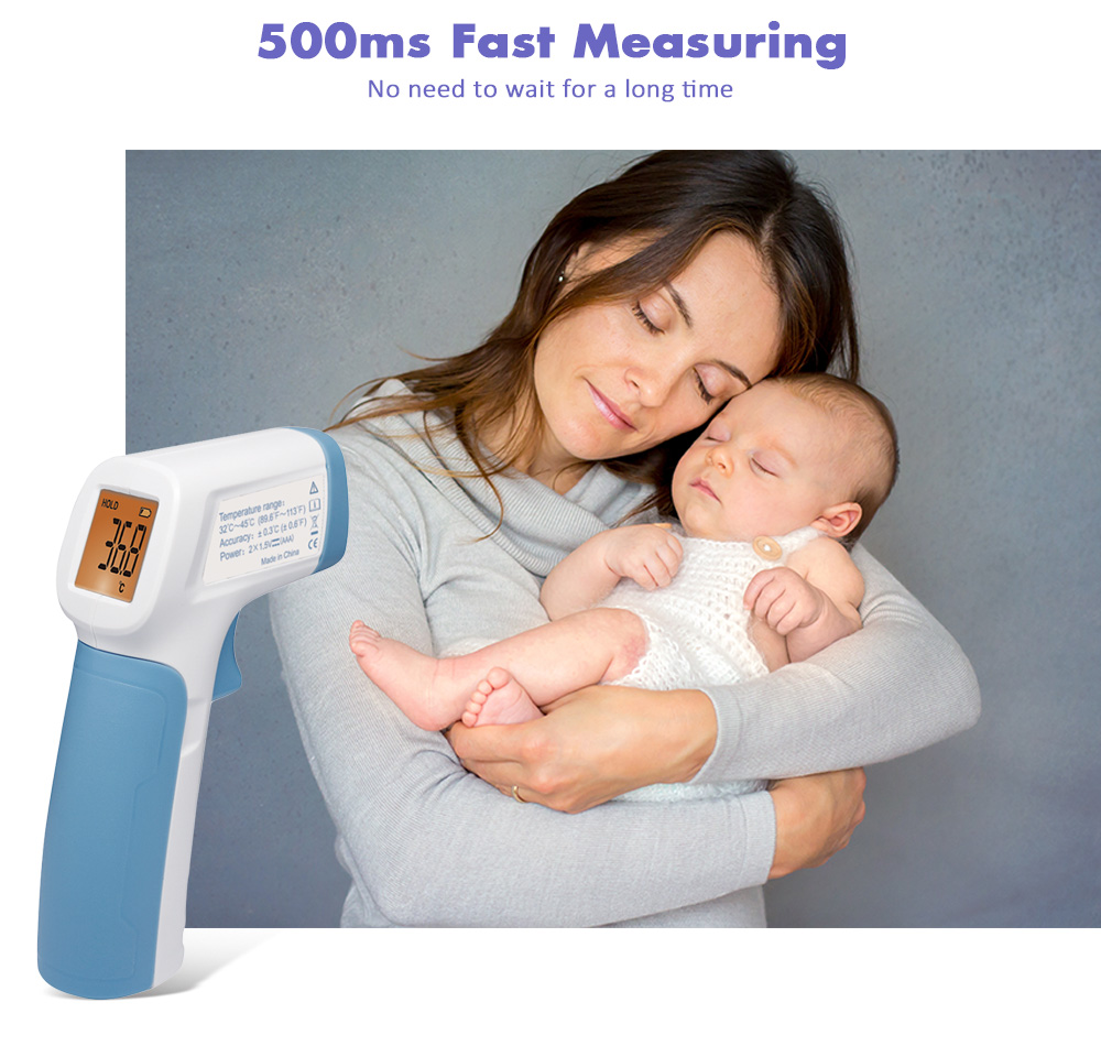 UNI-T UT30R Non-Contact Infrared Thermometer 500ms Fast Response LCD Display u2103 / u2109 Unit Conversion