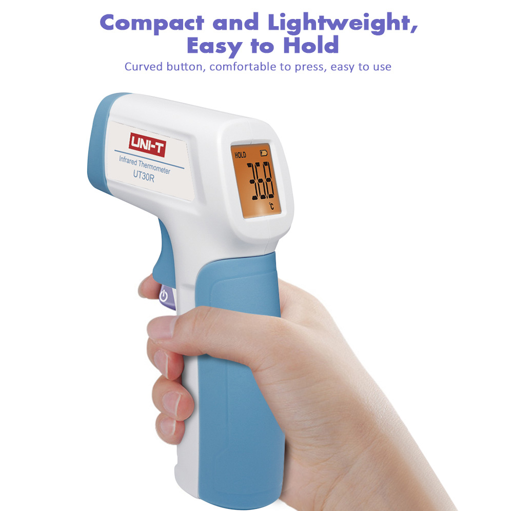 UNI-T UT30R Non-Contact Infrared Thermometer 500ms Fast Response LCD Display u2103 / u2109 Unit Conversion