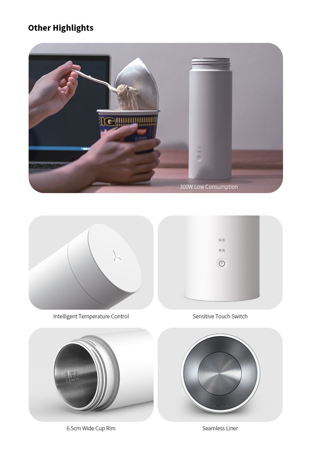 VIOMI Portable Travel Electric Heating Vacuum Cup from Xiaomi youpin