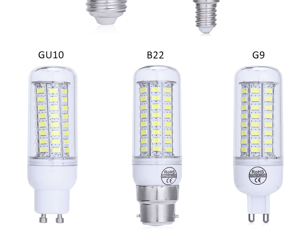 AC 220V G9 6W 550 - 600LM SMD 5730 LED Corn Bulb Light with 69 LEDs