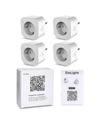 4PCS Elelight PE1004T WiFi Smart Sockets