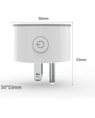 Intelligent Wi-Fi Plug 10A Socket with Individual LED Indicator Light Smart Wireless Home Control Go