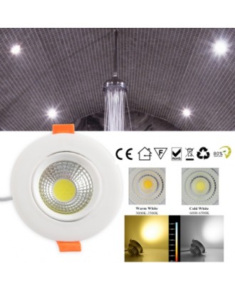 Modern LED Adjustable Tilt Angle Downlight Recessed Round Ceiling Spotlights