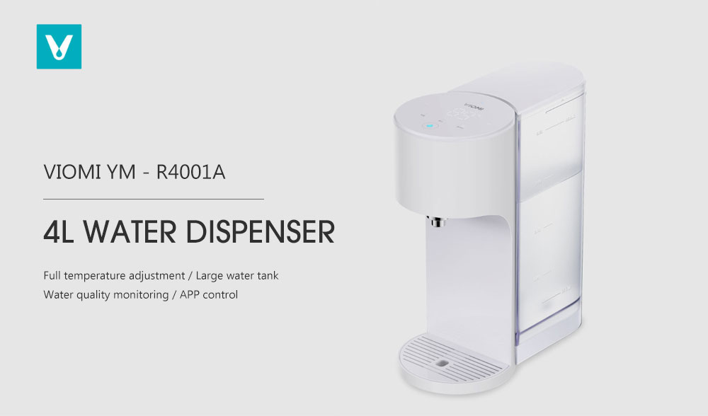 VIOMI YM - R4001A 4L Large Capacity Smart Instant Drink Bar Water Dispenser from Xiaomi youpin - Milk White